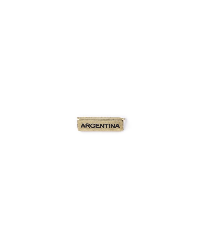 APLIQUE RECTO ARGENTINA Simil Oro