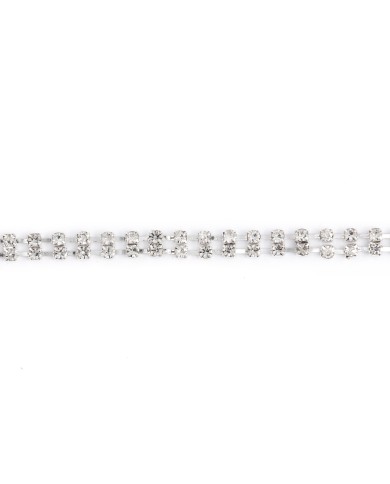 CADENA STRASS DOBLE (3.4MM)