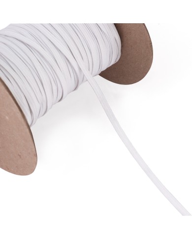 ELASTICO M5M Negro x 100Mts