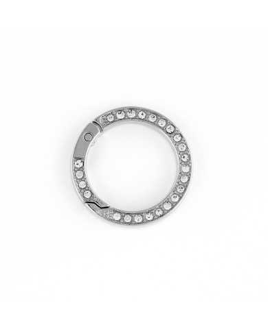 MOSQUETON REDONDO STRASS P25 *Importado*