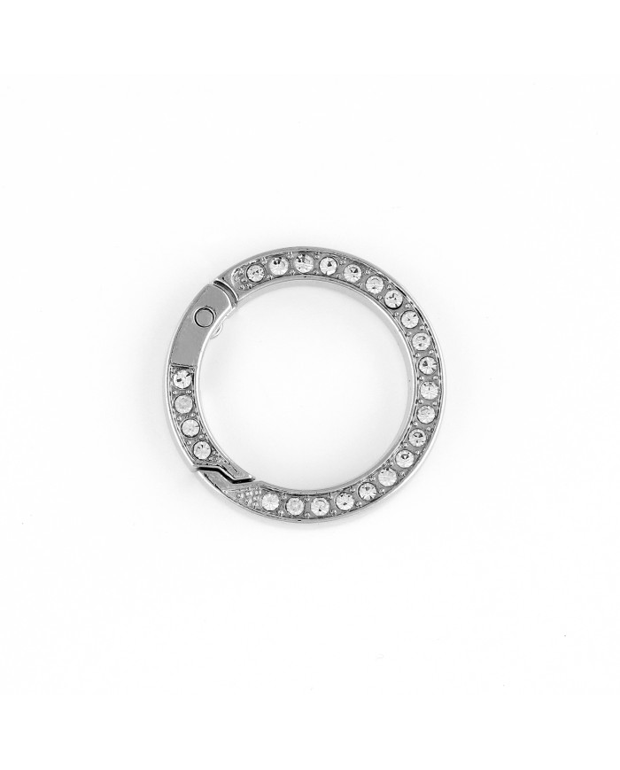 MOSQUETON REDONDO STRASS P25 *Importado*