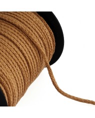 CORDON MACRAME 04mm ALG DULCE DE LECHE x 50mts