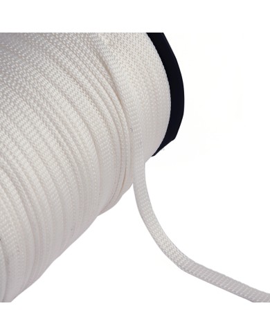 CINTA TUBOTEX RAYON 6mm BLANCO 100 mts