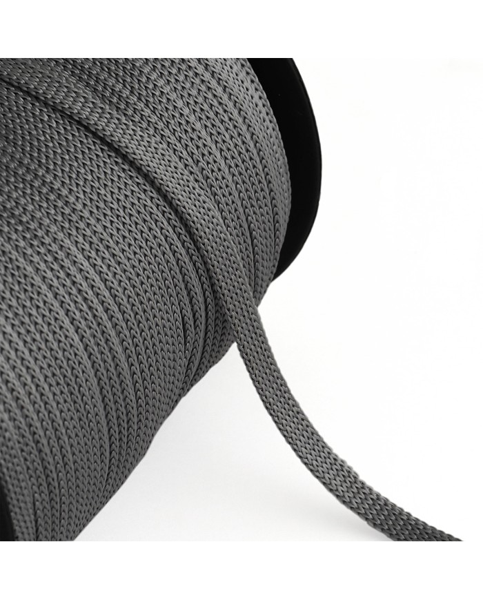 CINTA TUBOTEX RAYON 6mm GRIS PERLA 100 mts