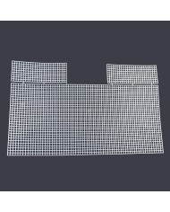 PLASTICO CANVAS CARTERA 40*18cms BLANCO