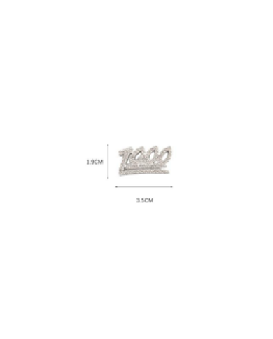 APLIQUE PLASTICO PASACORDON 1000 STRASS