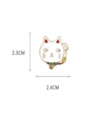 APLIQUE PLASTICO PASACORDON GATO NEKO