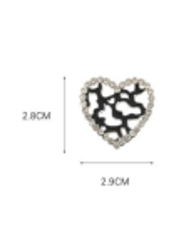 APLIQUE PLASTICO CORAZON MANCHADO