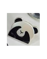 APLIQUE PLASTICO PASACORDON OSO PANDA GRANDE