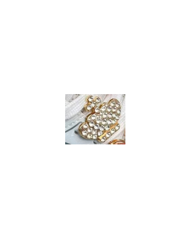 APLIQUE FUNDICION CORONA REINA STRASS
