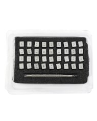 KIT CINCELES PUNZON CUERO LETRAS TALABARTERIA X36