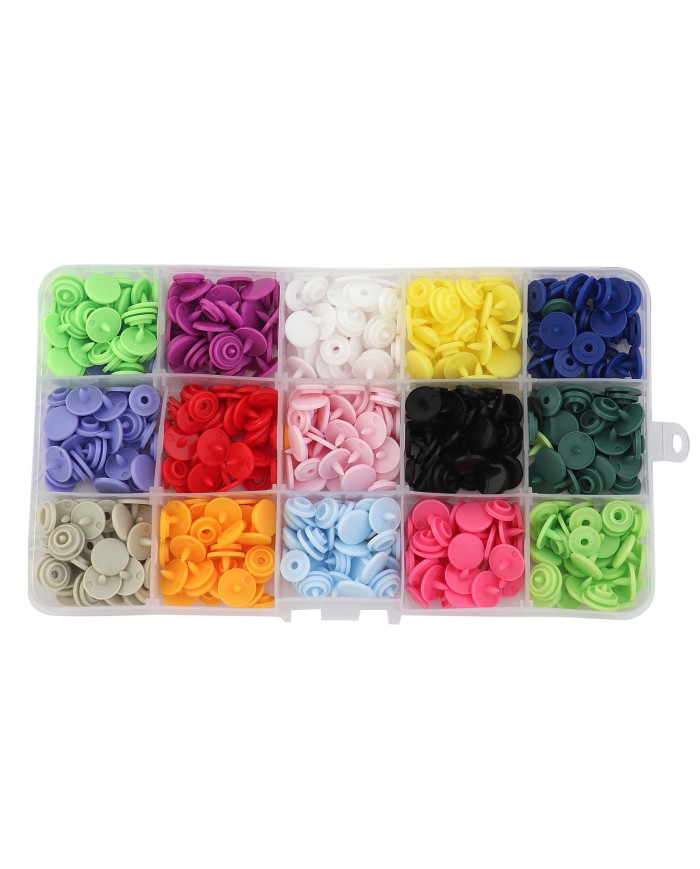 KIT BROCHES SNAPS A PRESIÓN 12m VARIAS FORMAS Y COLORES