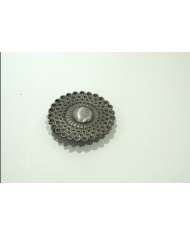 HEBILLA CHAPON PUNTEADO P40 BRONCE VIEJO
