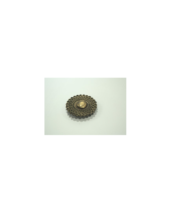 HEBILLA CHAPON PUNTEADO P40 BRONCE VIEJO