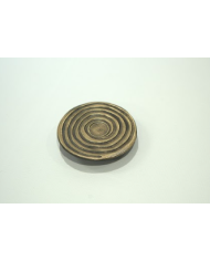 HEBILLA CHAPON FLOR P40 BRONCE VIEJO