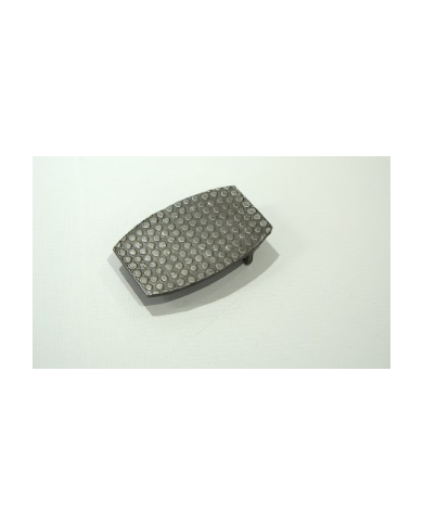 HEBILLA CHAPON C/FRENTE PUNTEADO P35 PLATA VIEJA