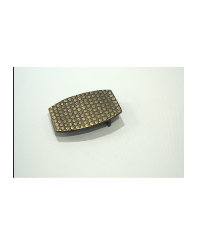 HEBILLA CHAPON C/FRENTE PUNTEADO P35 BRONCE VIEJO