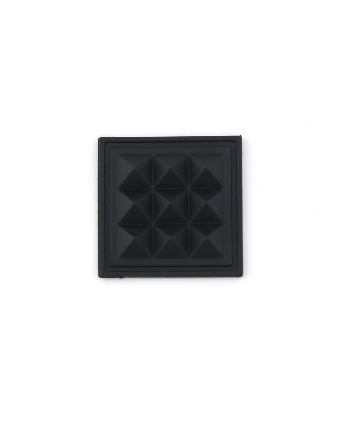 BASE DE GOMA NEGRO SIMPLE 30*30MM