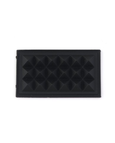 BASE DE GOMA PVC DOBLE NEGRO 30*60MM