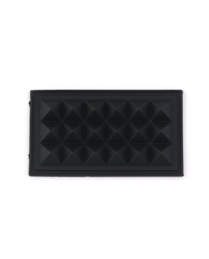 BASE DE GOMA PVC DOBLE NEGRO 30*60MM
