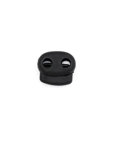 TANCA PLASTICA GRANDE 2 AGUJEROS NEGRA