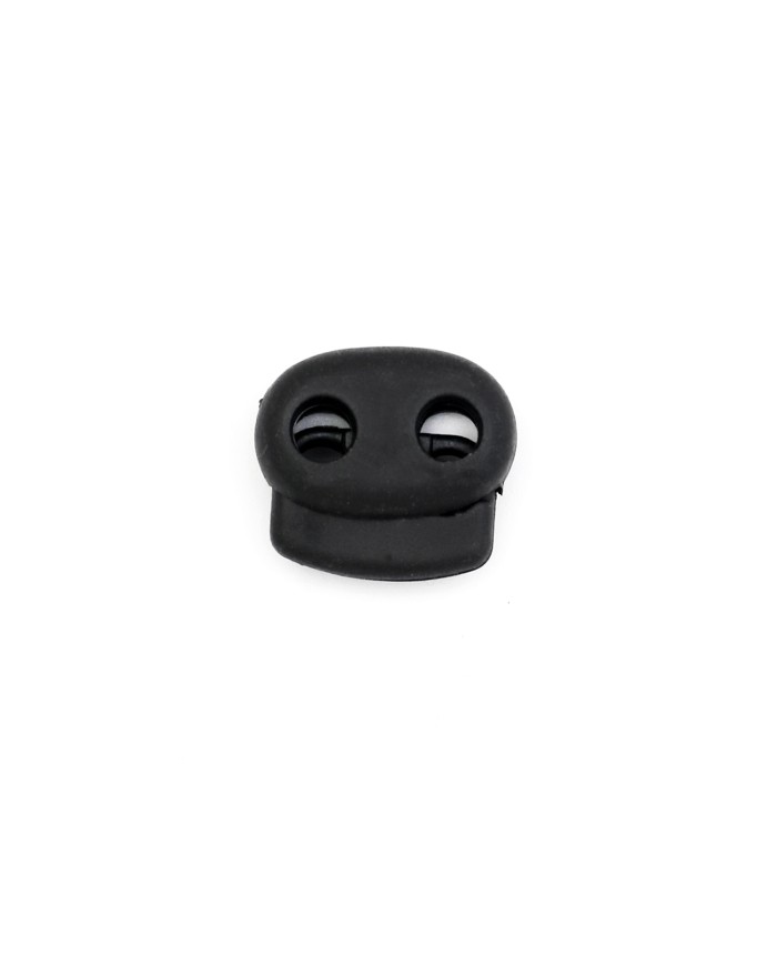 TANCA PLASTICA GRANDE 2 AGUJEROS NEGRA