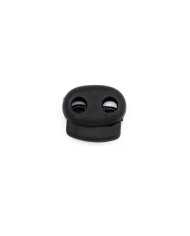 TANCA PLASTICA GRANDE 2 AGUJEROS NEGRA