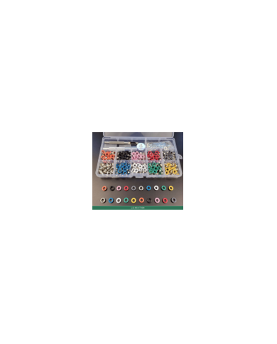 KIT OJALILLOS DE COLORES + APLICADOR