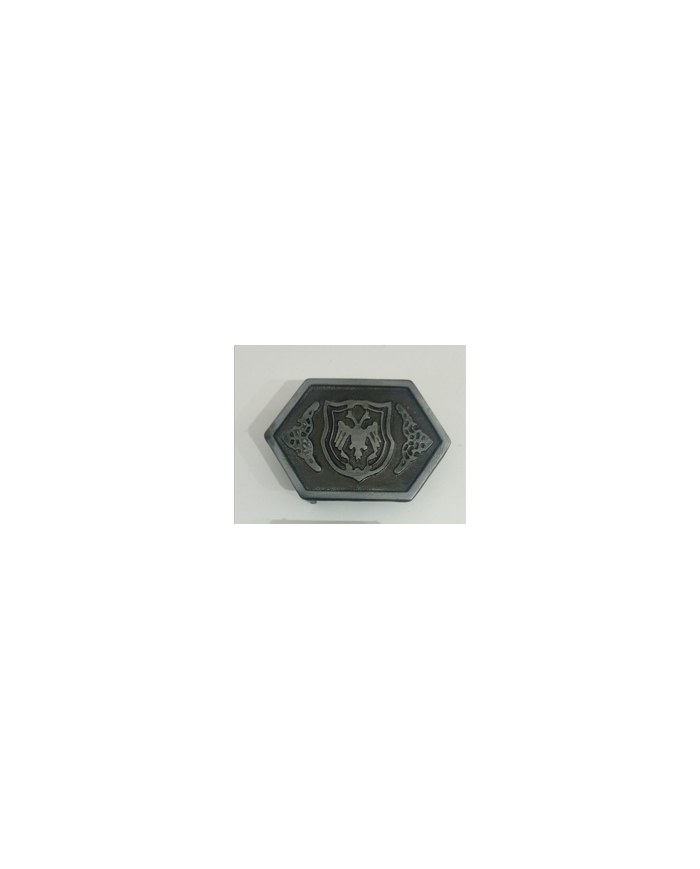 HEBILLA CHAPON HEXAGONAL C/ESCUDO P40 PLATA VIEJA HEBILLA CHAPON HEXAGONAL C/ESCUDO P40 PLATA VIEJA