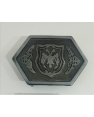 HEBILLA CHAPON HEXAGONAL C/ESCUDO P40 BRONCE VIEJO HEBILLA CHAPON HEXAGONAL C/ESCUDO P40 BRONCE VIEJO