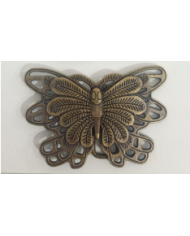 HEBILLA MARIPOSA CALADA P35 BRONCE VIEJO