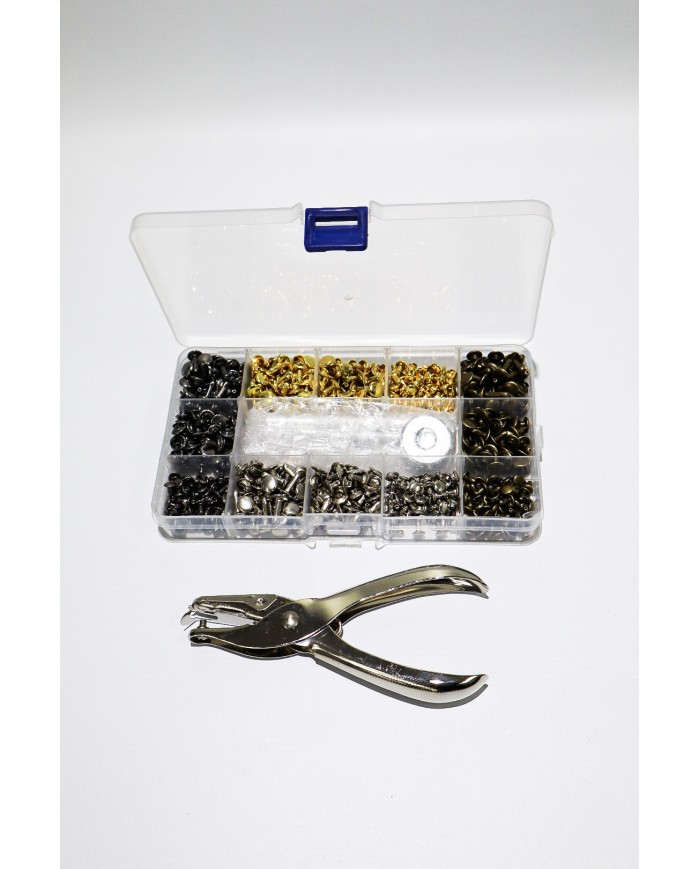 KIT DE REMACHES+PINZA