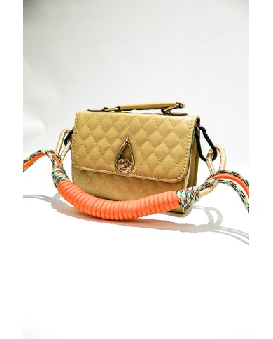 MANIJA PARA CARTERA DE CORDONES NARANJA