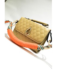 MANIJA PARA CARTERA DE CORDONES NARANJA