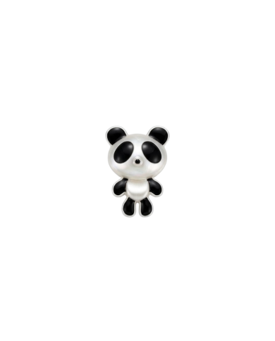 APLIQUE PLASTICO PASACORDON OSITO PANDA