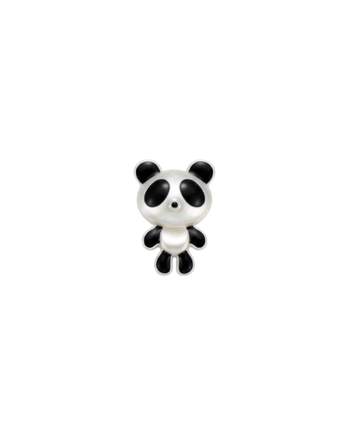 APLIQUE PLASTICO PASACORDON OSITO PANDA