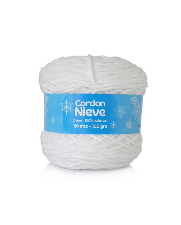 CORDON NIEVE 3mm X 110m 100% POLIESTER