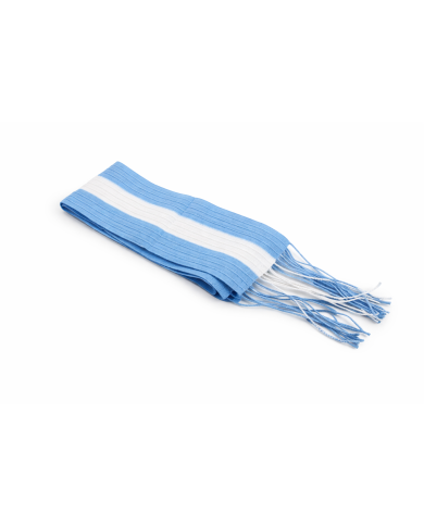 BUFANDA ANGOSTA ARGENTINA 8cm x 1.3mt