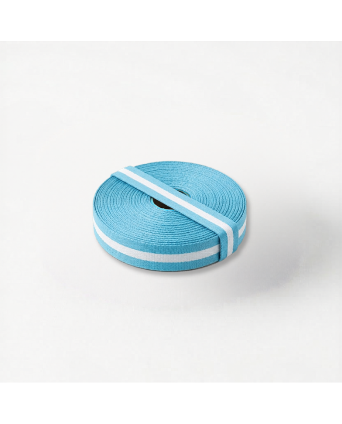 CINTA POLIESTER ARGENTINA RAYADA 20mm x 10mt