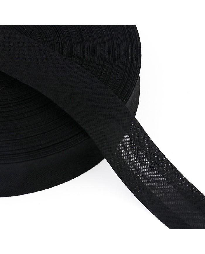 CINTA AL BIES 20MM NEGRO (25Mts)