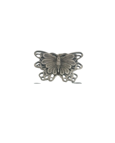 HEBILLA MARIPOSA CALADA P35 NIQUEL