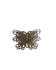 HEBILLA MARIPOSA CALADA P35 BRONCE VIEJO
