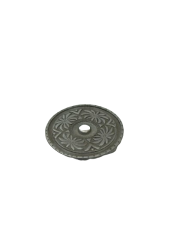 HEBILLA CHAPON PALMERAS P40 PLATA VIEJA