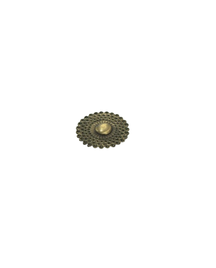 HEBILLA CHAPON PUNTEADO P40 BRONCE VIEJO