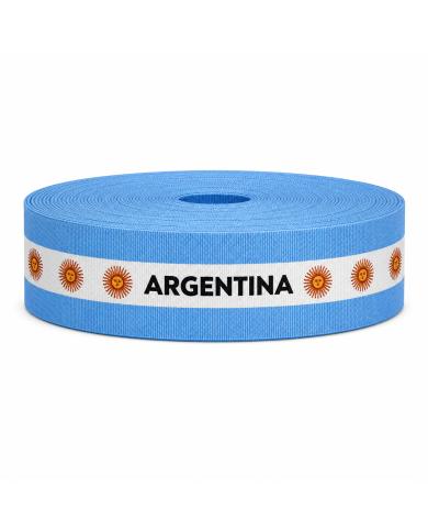 CINTA SUBLIMADA POL ARGENTINA SOL GRANDE 40mm x 10mts