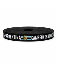 CINTA SUBLIMADA POL MESSI COPA 3 ESTRELLAS 40mm X 10mts