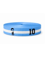 CINTA SUBLIMADA POL 30mm x 10mts  ARGENTINA DIEGO10