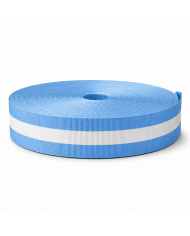 CINTA SUBLIMADA POL ARGENTINA FONDO NEGRO 40mm x 10mts FT