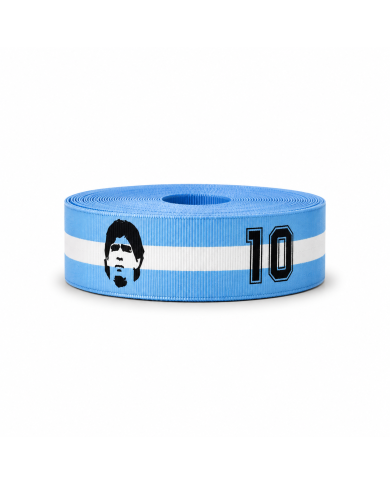 CINTA SUBLIMADA POL ARGENTINA DIEGO10 40mm x 10mts