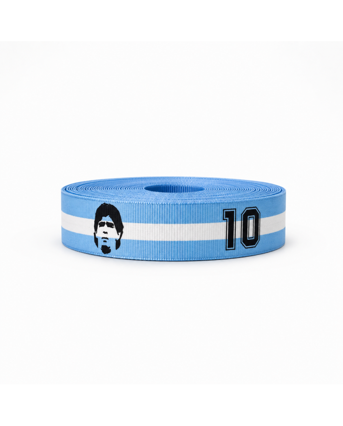 CINTA SUBLIMADA POL 30mm x 10mts  ARGENTINA DIEGO10